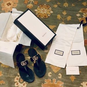 GUCCI leather sandals